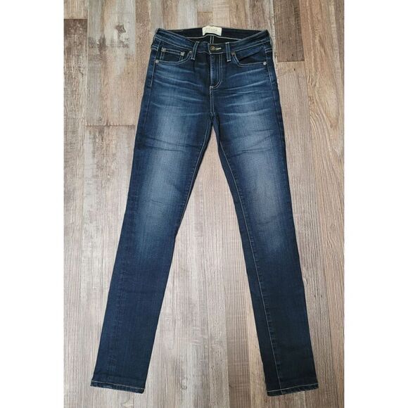 Big Star Skinny Jeans Womens 25R Blue Stretch Denim Pants Dark Wash - Picture 1 of 8